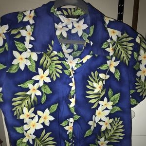 blue hawaiian shirt